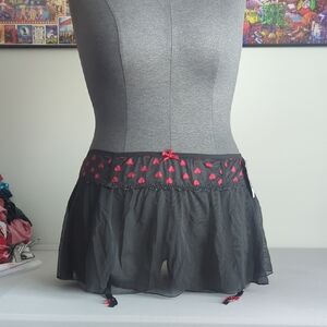 Black and Red Women's Skirt